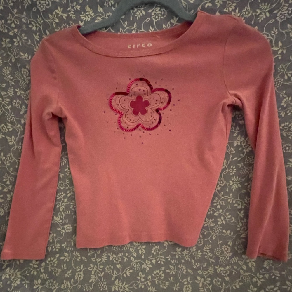 Pink Flower Top
